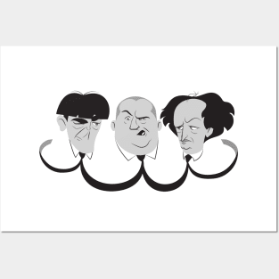 3 Stooges - Comedy Masters Posters and Art